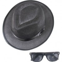 Feel the Funk Hut und Sonnenbrille