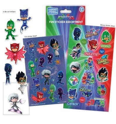 Großes PJ Masks Stickerset 11 x 24,5cm