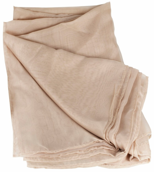 Taupe luxury Chiffon-Stoff 6m x 1,5m
