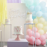 Ballongirlande Pastellwolke mit 75 Ballons