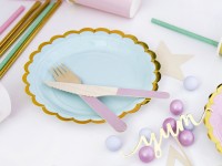 6 Candy Party Pappteller mint 18cm