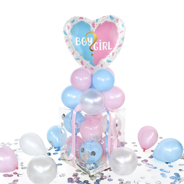 Balloha Geschenkbox DIY Gender Party XL