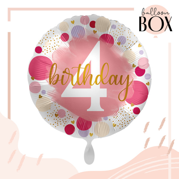 Balloha Geschenkbox DIY Sweet Birthday Four XL