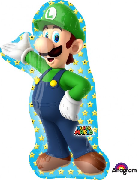 Folienballon Nintendo Luigi Figur XL