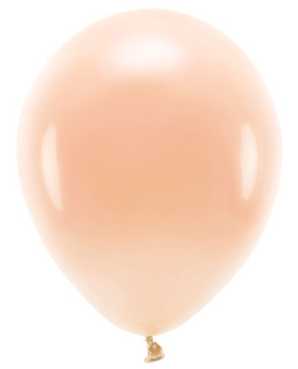 100 Eco Pastell Ballons pfirsich 26cm