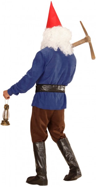 Herren Zwerg Kostüm Blau 4