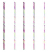 24 Fairyland Papier Strohhalme 19,6cm