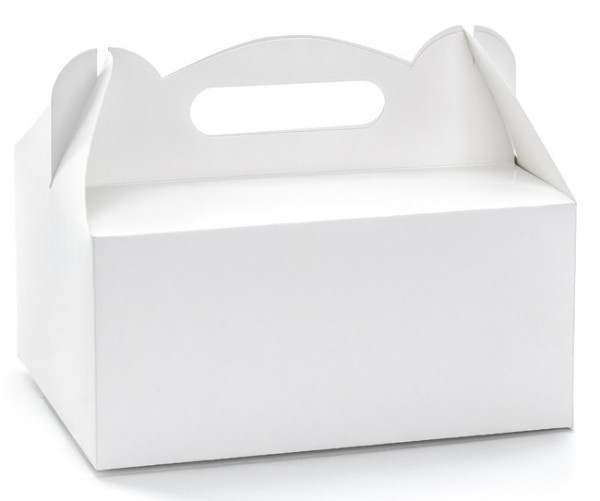 10 Weiße Geschenkboxen Wonderland