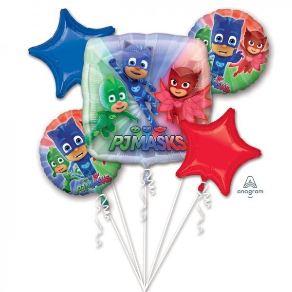 PJ Masks Folienballon-Bouquet 5-teilig