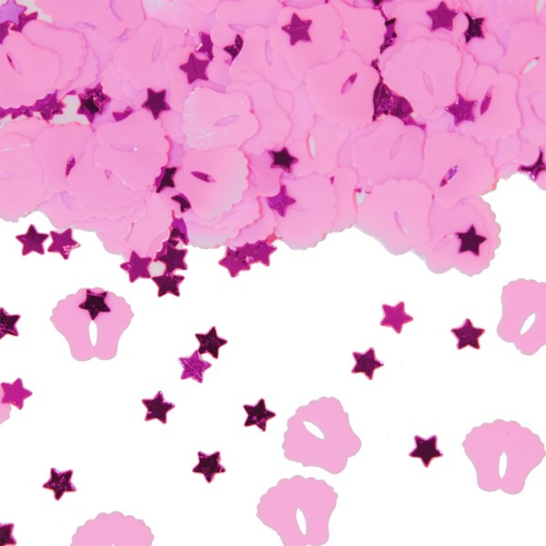 Rosa Babyfüßchen Konfetti