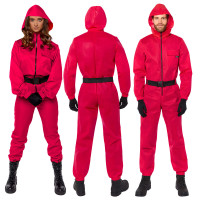 Squid Game jumpsuit herrkostym