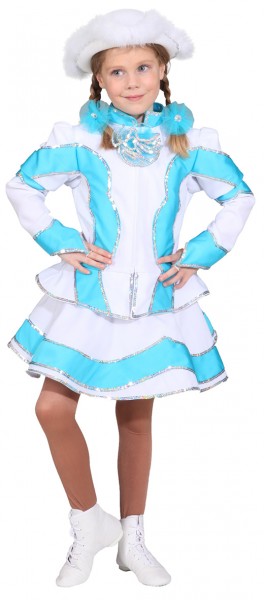 Blaues Funkenmariechen Kinderkostüm