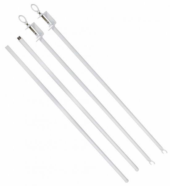 Impressive white Tischgestell