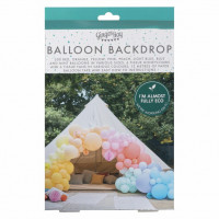 Vorschau: Ballongirlande Honeycomb bunt 200-teilig
