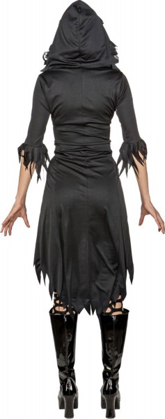 Amara Gothic Fransenkleid Mit Kapuze 3