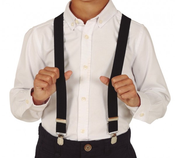 Hosenträger für Kinder schwarz