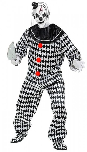 Horror Zirkus Clown Kostüm für Herren 3