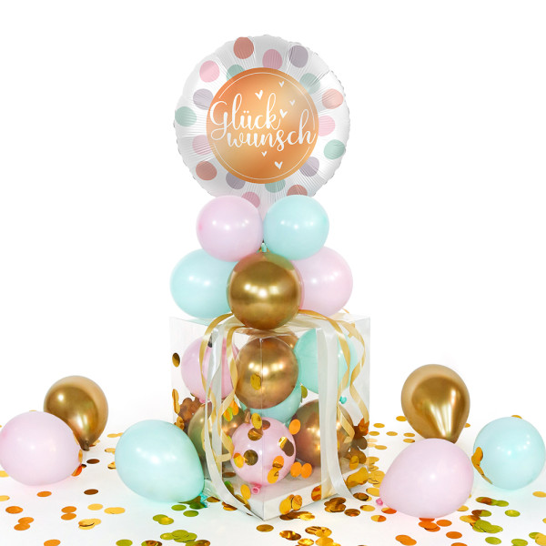 Balloha Geschenkbox DIY Glückwunsch Dots XL