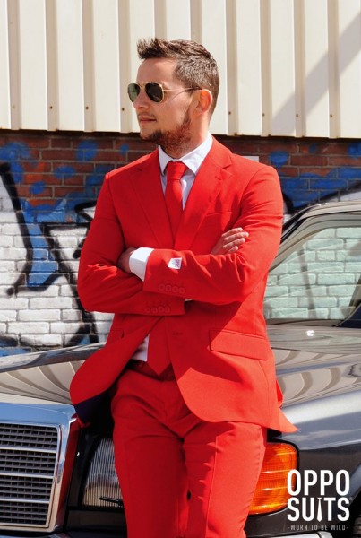 OppoSuits Partyanzug Red Devil