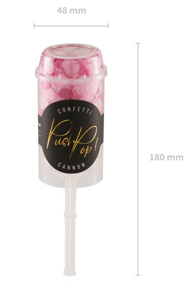 Konfetti Kanone Partylover pink 5