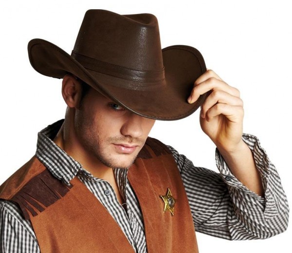 Morris Western Cowboyhut In Lederoptik