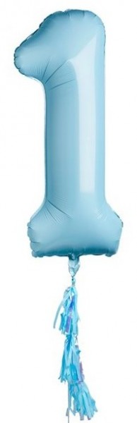 1. Geburtstag Zahl 1 Folienballon 102cm