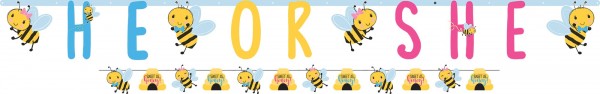 2 Baby Bienen Girlanden