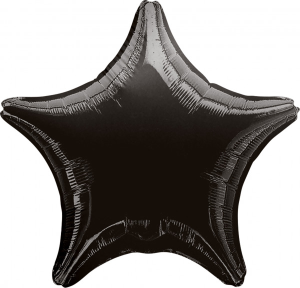 Sparkling Star Ballon schwarz 48cm