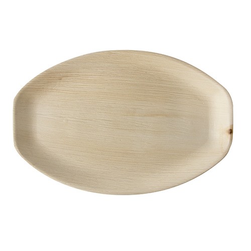 25 Palmblatt Teller Rossini oval 37 x 25cm