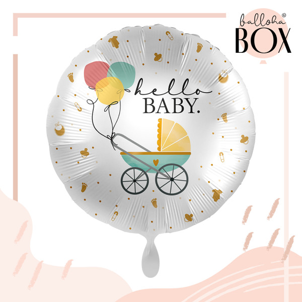 Balloha Geschenkbox DIY Baby Buggy XL