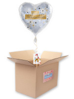Verschneite Weihnachten Folienballon 45cm