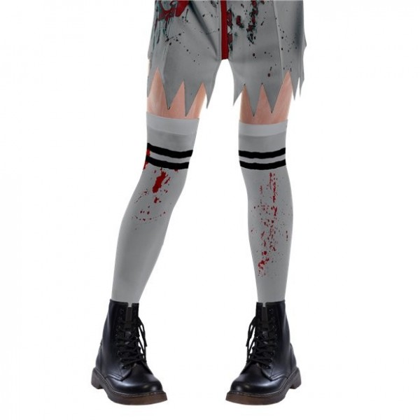 Blutige Zombie Strümpfe für Kinder