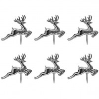 6 Rentier Tortendeko Stecker