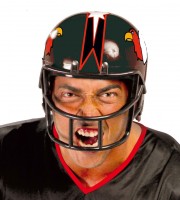 Vorschau: American Football Helm schwarz