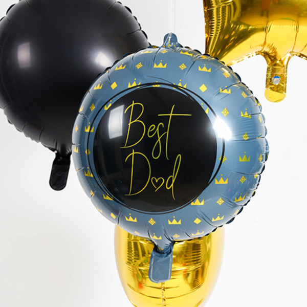Eleganter Best Dad Folienballon 45cm 2