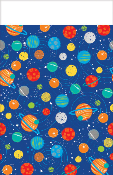 Space Party Tischdecke 1,37 x 2,59m 2
