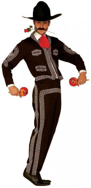 Mexikanischer Mariachi Musiker Kostüm für Herren
