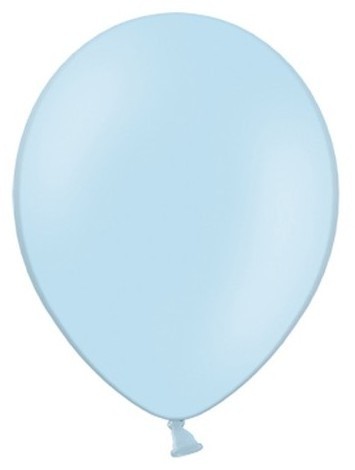 50 Partystar Luftballons pastellblau 27cm