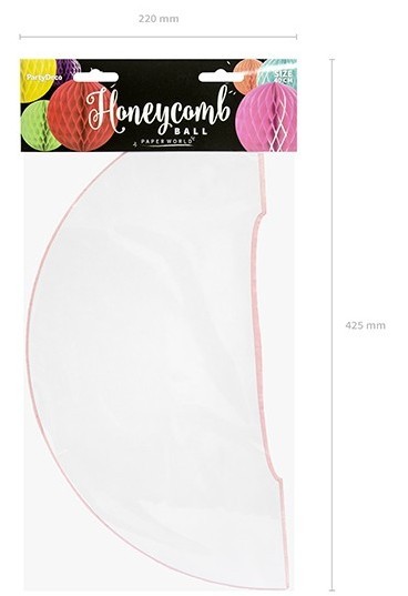 Wabenball Lumina rot 40cm 3