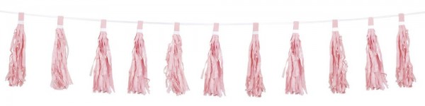 Baby Party Mädchen Quastengirlande 300cm