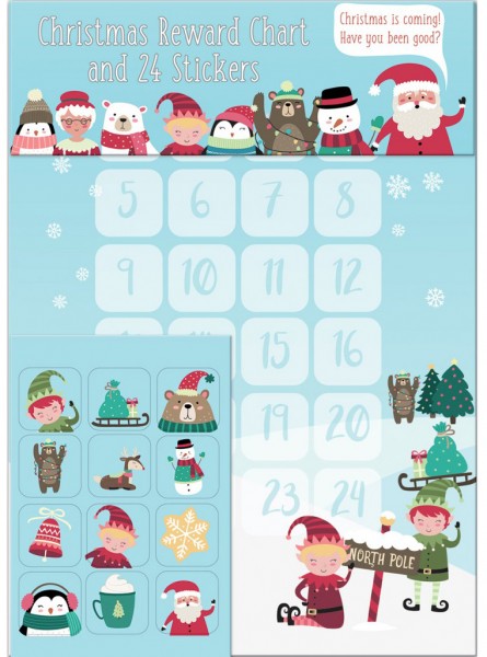 Weihnachtsbelohnungskalender Nordpol
