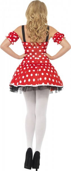 Rotes Pünktchen Minikleid Carmen 3