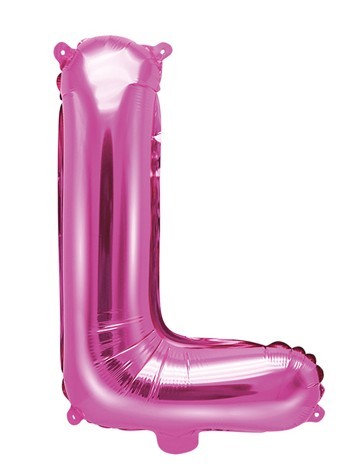 Folienballon L fuchsia 35cm