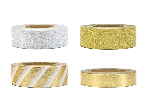 Geschenk-Tape Mix Metallic
