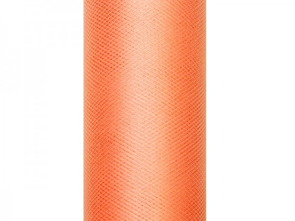Tüll Stoff Luna orange 9m x 15cm