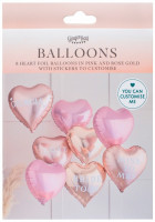 Vorschau: Full Love Herzballon Bouquet 8-teilig