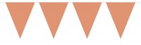 Wimpelkette Einfach rosegold 10m