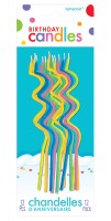 12 bunte Wendelkerzen 12,7cm
