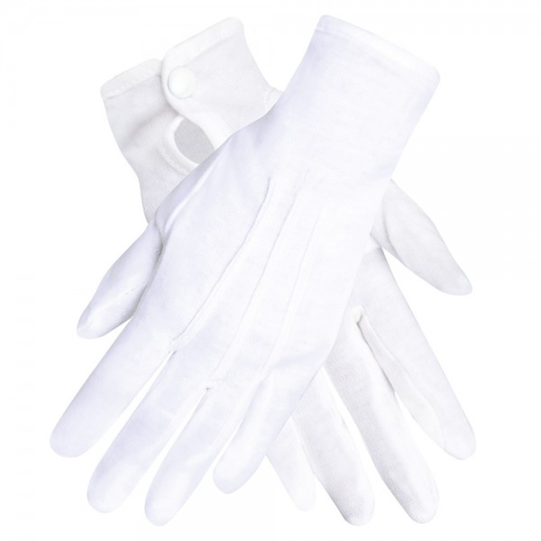 Weiße XL Handschuhe Carnival Fever 2