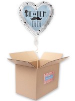 Bester Papa Herz Folienballon 43cm
